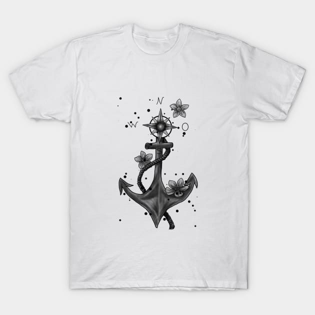 Anchor T-Shirt by Justanotherillusion